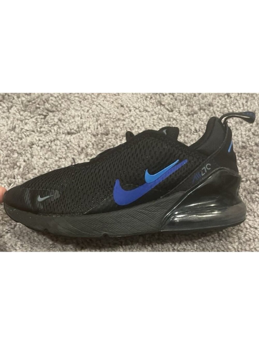 Size 2Y-Nike Air Max 270 BP "Hyper Royal" ct6017-001